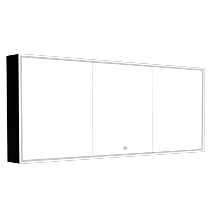 Premium Double Sink Bathroom Mirror with Edge LED Lighting