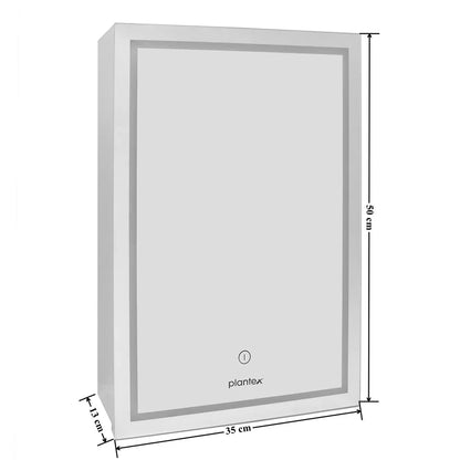 Modern LED Bathroom Mirror with Touch Sensor & Backlit Design