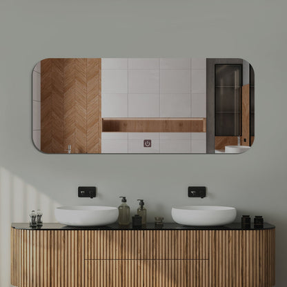 Beautiful Modern Designer LED Rectangular Bathroom Mirror