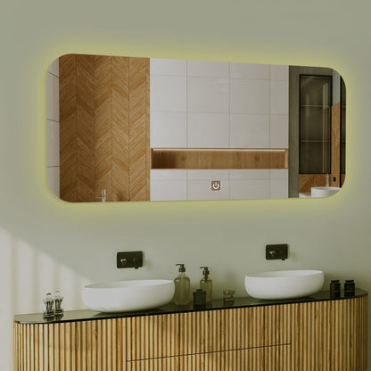 Beautiful Modern Designer LED Rectangular Bathroom Mirror